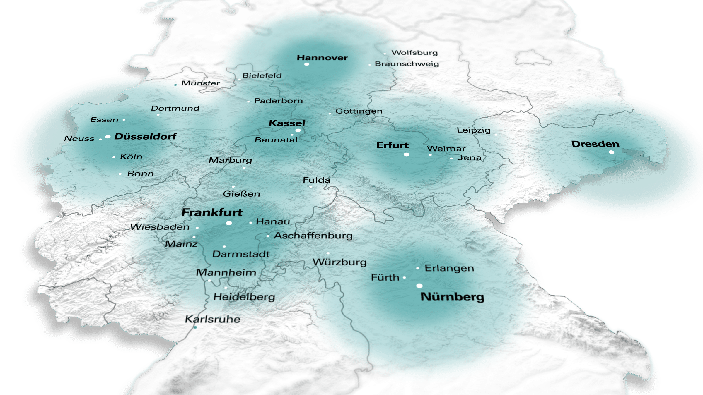 Acheter : Carte des points forts de la croissance